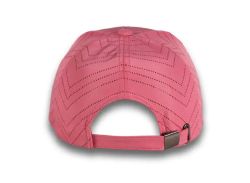 48 Bulk 6 Panel Strapback High Profile Cap Fuchsia and White