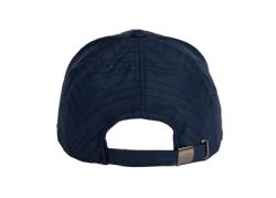 48 Bulk 6 Panel Strapback High Profile Cap Navy and Black