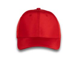 48 Bulk 6 Panel Strapback High Profile Cap Red and Black