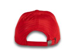 48 Bulk 6 Panel Strapback High Profile Cap Red and Black