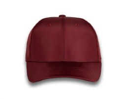 48 Bulk 6 Panel Strapback High Profile Cap Wine and Black
