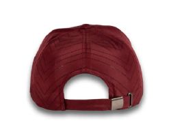 48 Bulk 6 Panel Strapback High Profile Cap Wine and Black