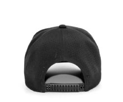 48 Bulk 6 Panel Snapback High Profile Hat Black
