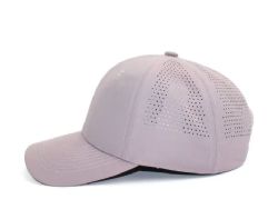 48 Bulk 6 Panel Snapback High Profile Hat Light Grey