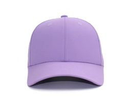 48 Bulk 6 Panel Snapback High Profile Hat Light Purple
