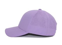 48 Bulk 6 Panel Snapback High Profile Hat Light Purple