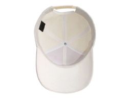 48 Bulk 6 Panel Snapback High Profile Hat Original White