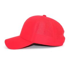 48 Bulk 6 Panel Snapback High Profile Hat Red