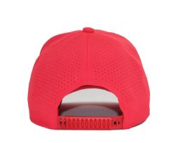 48 Bulk 6 Panel Snapback High Profile Hat Red