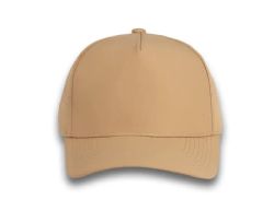 48 Bulk 5 Panel Snapback High Profile Hat Khaki