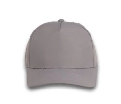 48 Bulk 5 Panel Snapback High Profile Hat Light Grey