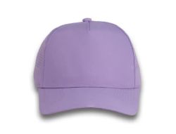 48 Bulk 5 Panel Snapback High Profile Hat Light Purple