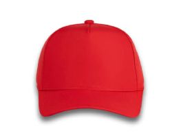 48 Bulk 5 Panel Snapback High Profile Hat Red