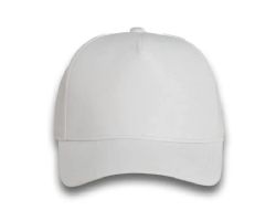48 Bulk 5 Panel Snapback High Profile Hat White