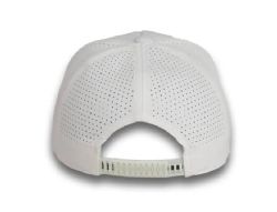 48 Bulk 5 Panel Snapback High Profile Hat White