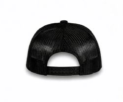 48 Bulk 6 Panel Snapback High Profile Trucker Hat Black