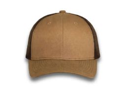 48 Bulk 6 Panel Snapback High Profile Trucker Hat Coffee and Brown