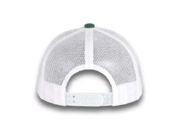 48 Bulk 6 Panel Snapback High Profile Trucker Hat Green and White