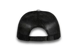 48 Bulk 6 Panel Snapback High Profile Trucker Hat M. Grey and Black