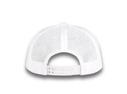 48 Bulk 6 Panel Snapback High Profile Trucker Hat White
