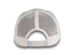 48 Bulk 6 Panel Snapback High Profile Trucker Hat Light Green and White