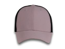 48 Bulk 6 Panel Snapback High Profile Trucker Hat Light Purple and Black