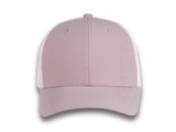 48 Bulk 6 Panel Snapback High Profile Trucker Hat Light Purple and White
