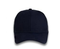 48 Bulk 6 Panel Snapback High Profile Trucker Hat Navy and Navy