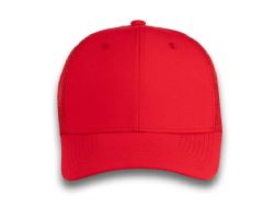 48 Bulk 6 Panel Snapback High Profile Trucker Hat Red and Red