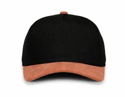 48 Bulk 6 Panel Snapback High Profile Hat Black and Khaki