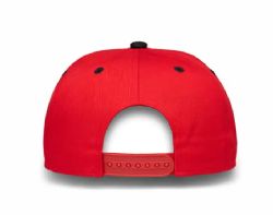 48 Bulk 6 Panel Snapback High Profile Hat Red and Black