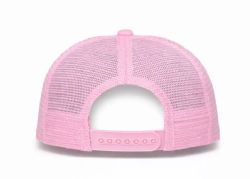 48 Bulk 5 Panel Snapback High Profile Trucker Hat Pink