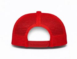 48 Bulk 5 Panel Snapback High Profile Trucker Hat Red