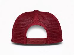 48 Bulk 5 Panel Snapback High Profile Trucker Hat Wine