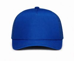 48 Bulk 5 Panel Snapback High Profile Trucker Hat Royal