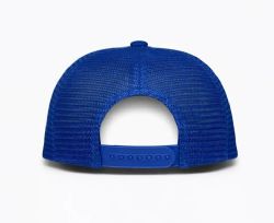 48 Bulk 5 Panel Snapback High Profile Trucker Hat Royal