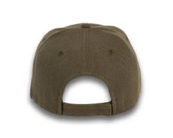 48 Bulk 6 Panel Velcro Mid Profile Cap Olive