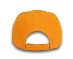 48 Bulk 6 Panel Velcro Mid Profile Cap Gold
