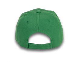 48 Bulk 6 Panel Velcro Mid Profile Cap Kelly Green