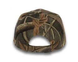 48 Bulk 6 Panel Velcro Mid Profile Cap Camo #8