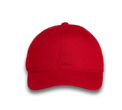 48 Bulk 6 Panel Strapback Mid Profile Cotton Cap Red