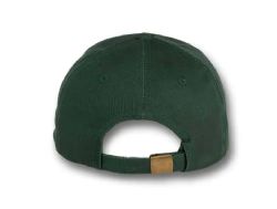 48 Bulk 6 Panel Strapback Mid Profile Cotton Cap Dark Green