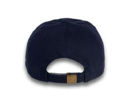 48 Bulk 6 Panel Strapback Mid Profile Cotton Cap Navy