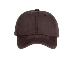 48 Bulk 6 Panel Strapback High Profile Cotton Cap Brown