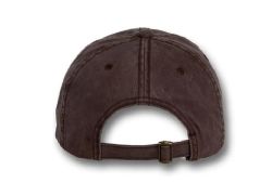 48 Bulk 6 Panel Strapback High Profile Cotton Cap Brown