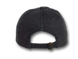 48 Bulk 6 Panel Strapback High Profile Cotton Cap Charcoal