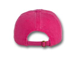 48 Bulk 6 Panel Strapback High Profile Cotton Cap Hot Pink