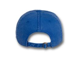 48 Bulk 6 Panel Strapback High Profile Cotton Cap Royal