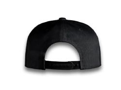 48 Bulk 6 Panel Snapback High Profile Acrylic Flat Brim Hat Black