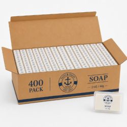 400 Bulk Yacht & Smith Bar Soap 2oz In Plastic Box